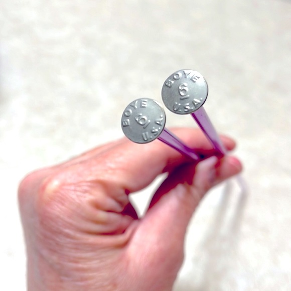 BEGINNERS WOOD 6.0 KNITTING NEEDLES & A SET OF BOYE SIZE 6.0 NEEDLES & G… - Picture 4 of 10